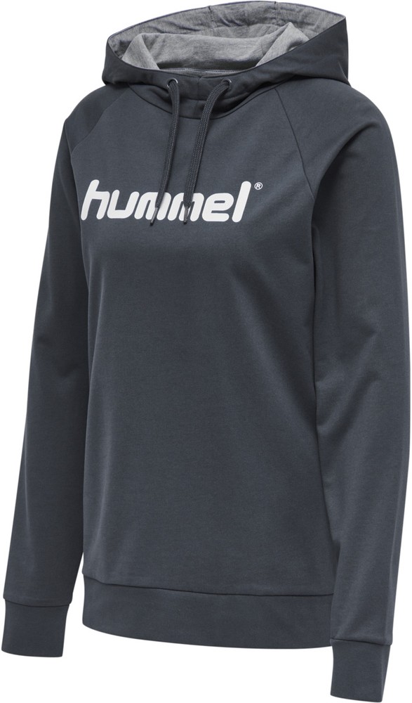 HummelDamenHoodieHmlgoCottonLogoHoodieWomanIndiaInk-XXL