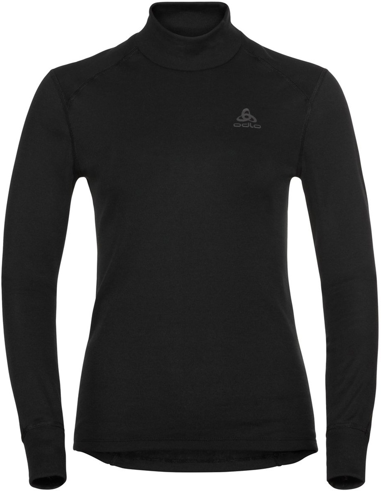 OdloDamenBlTopTurtleNeckLong-SleeveActiveWarmEco159091Black-L