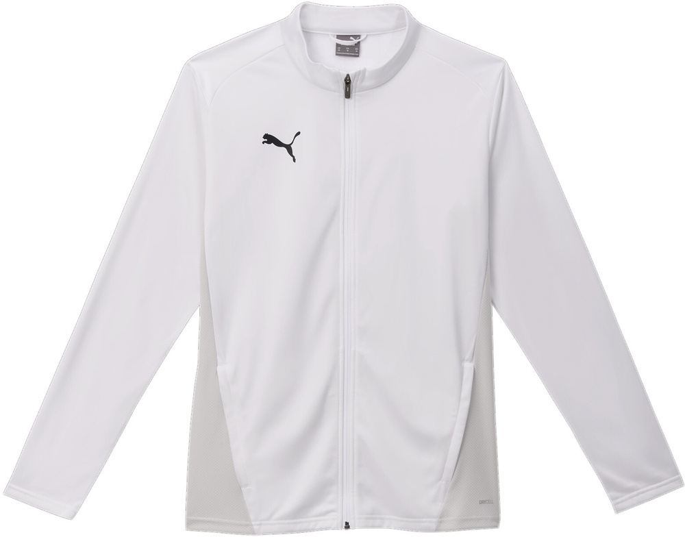 PumaTrainingsjackeTeamGoalTrainingJacket658633PumaWhite-FeatherGray-PumaBlack-M