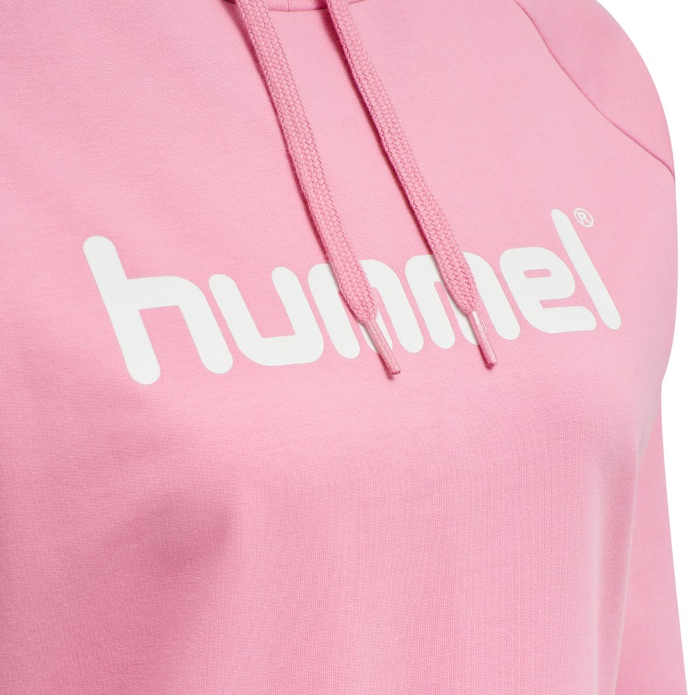 HummelDamenHoodieHmlgoCottonLogoHoodieWomanCottonCandy-XXL
