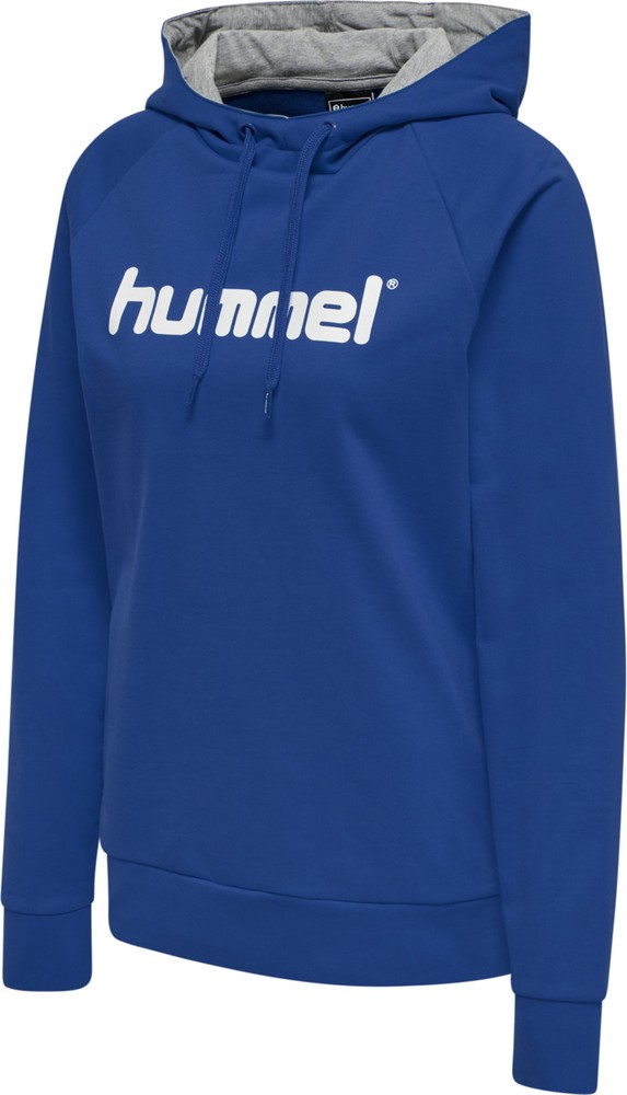 HummelDamenHoodieHmlgoCottonLogoHoodieWomanTrueBlue-XXL