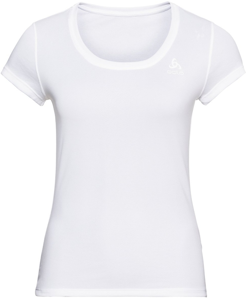 OdloDamenTanktopBlTopCrewNeckSSActiveF-DryLightEco141161White-L