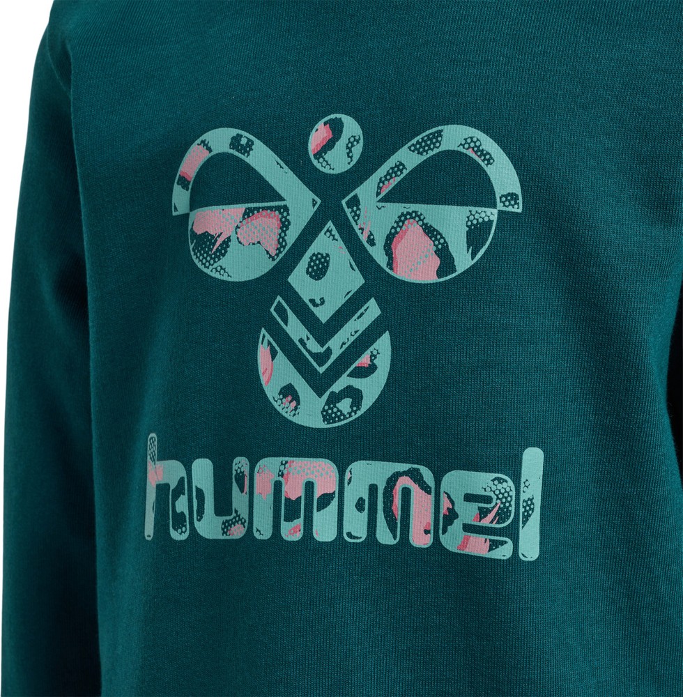 HummelKinderSweatshirtsHmllimeSweatshirtDeepTeal-104