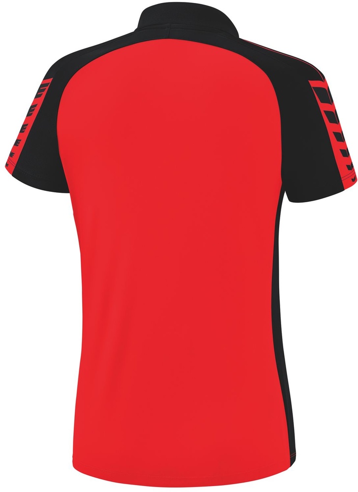 ErimaDamenPoloShirtSixWingsPoloshirt22-0008RotSchwarz-34XXS
