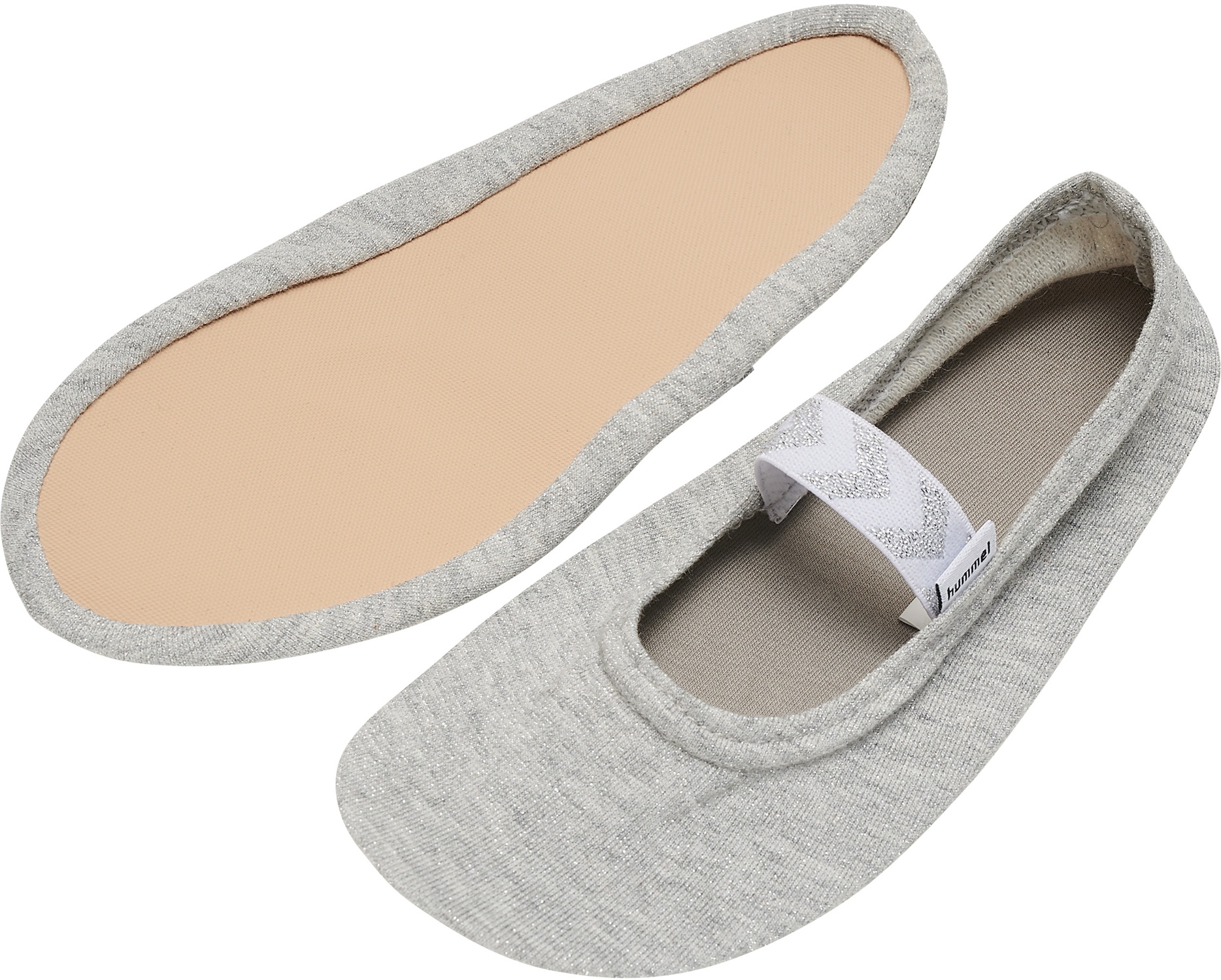 HummelKinderGymnastikschuhGymShoeSilver-22