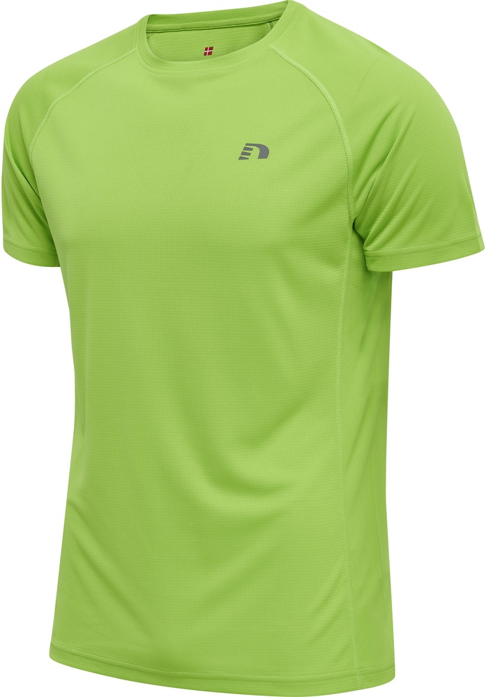 NewlineT-ShirtTopMenSCoreRunningT-ShirtSSGreenFlash-XXL