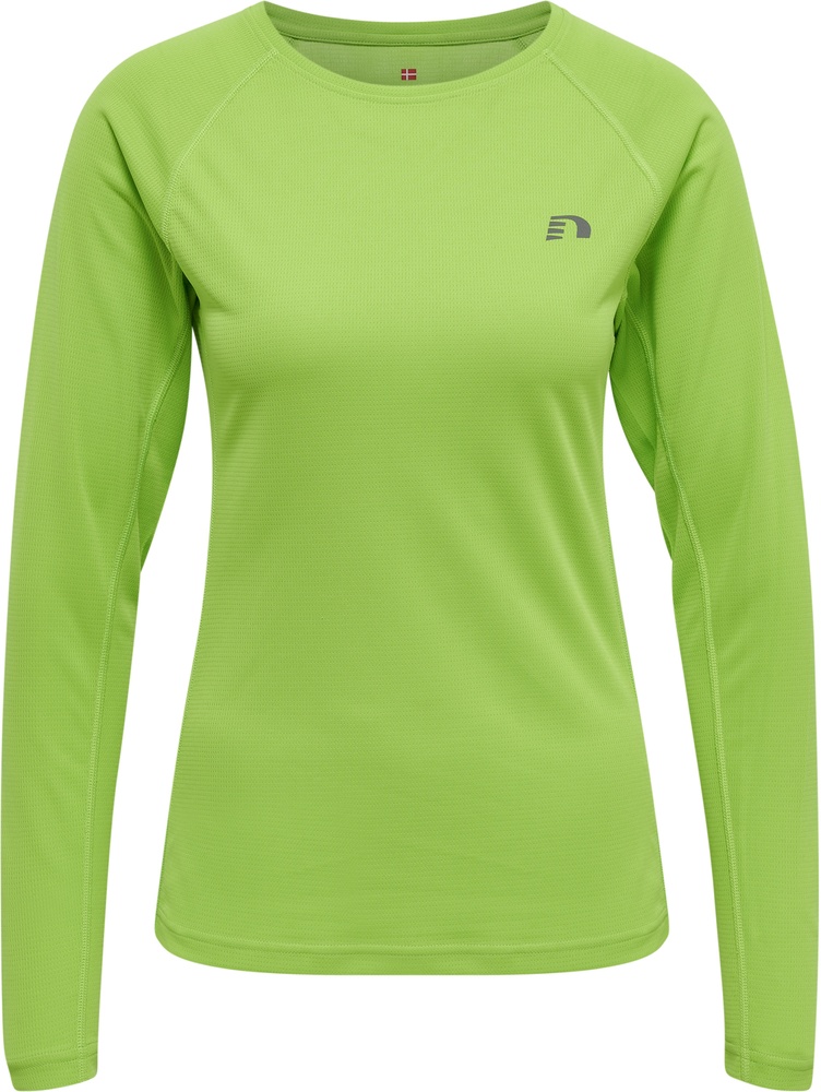 NewlineDamenT-ShirtWomenSCoreRunningT-ShirtLSGreenFlash-L