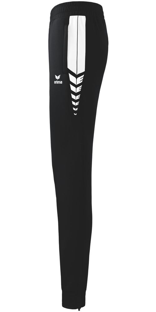 ErimaDamenJogginghoseSixWingsWorkerHose22-0004SchwarzWei-34XXS