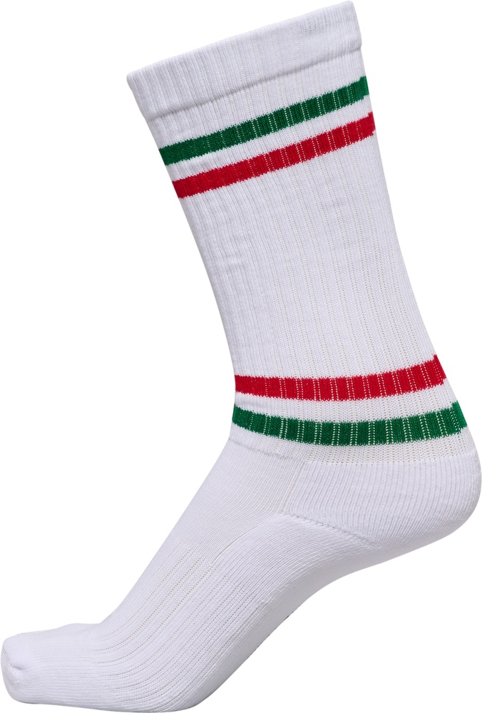 HummelSocken3-PackSocksChevronHighRetro225373WhiteBarbadoscherryEdenSkyd-35-38