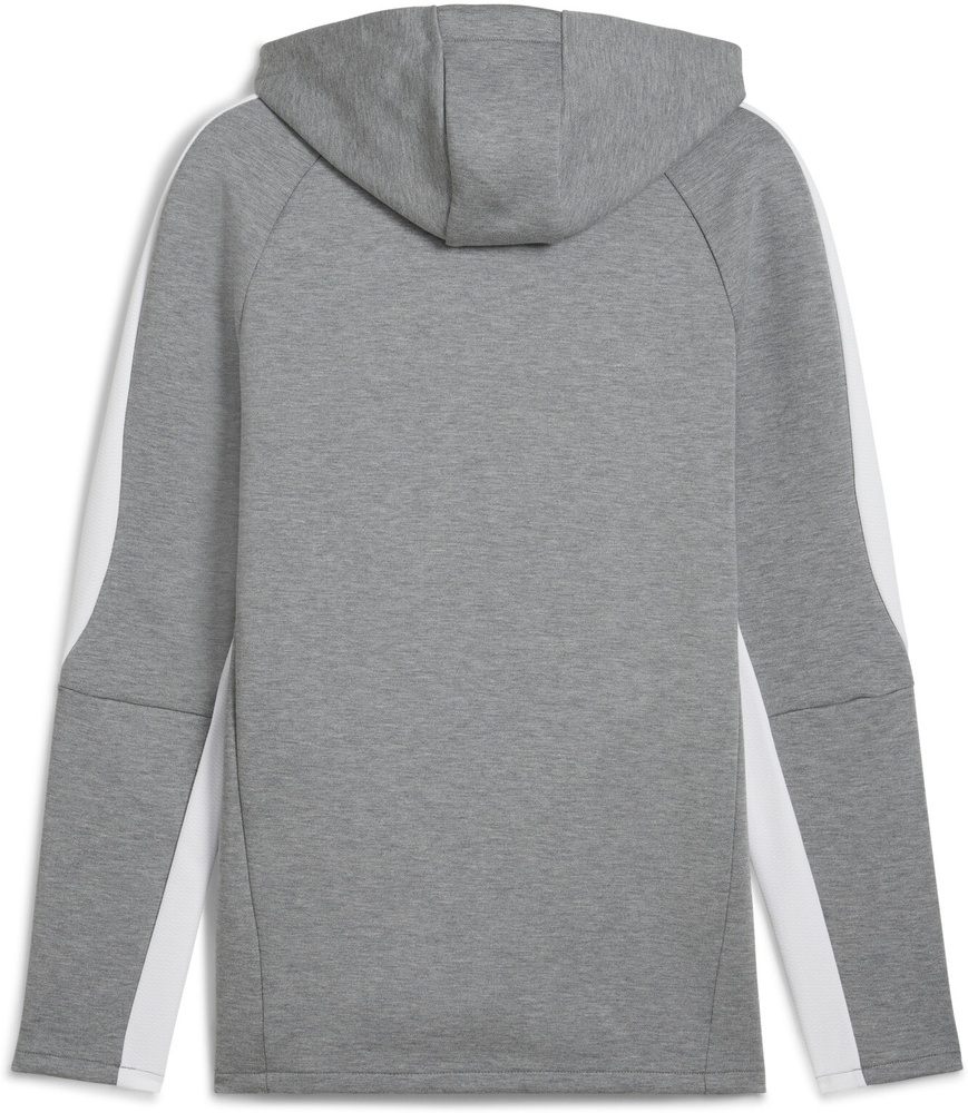 PumaHoodieTeamEVOSTRIPEHoody659954MediumGrayHeather-PumaSilver-PumaWhite-XXL
