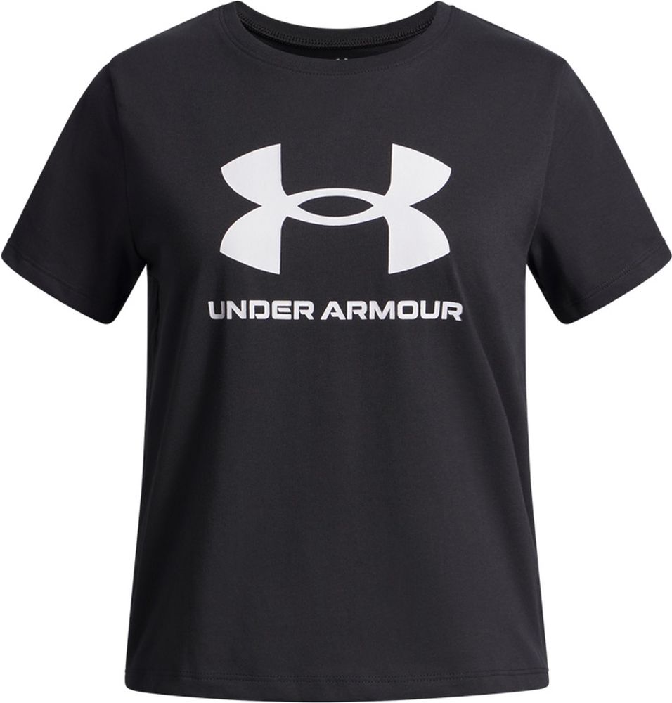 UnderArmourKinderSportshirtBigLogoT-Shirt1389756Black001-LUSYLG