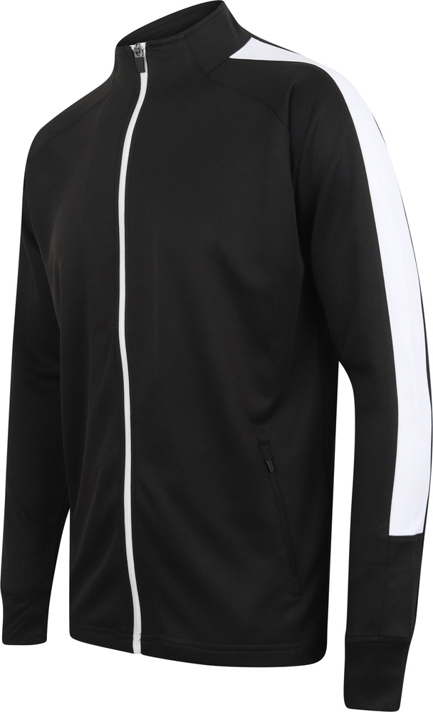 247CollectionTrainingsjackeLV871Black-White-XS