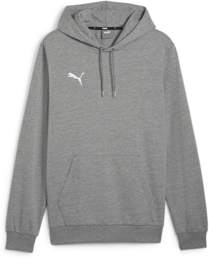 PumaHoodieTeamGoalCasuaLongsleeveHoody658618MediumGrayHeather-PumaWhite-XL