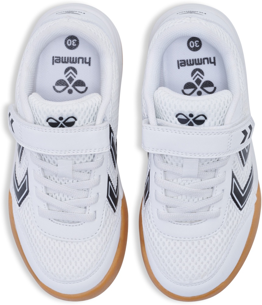 HummelKinderSneakerslowMultiplayFlexVcJrWhiteBlack-26