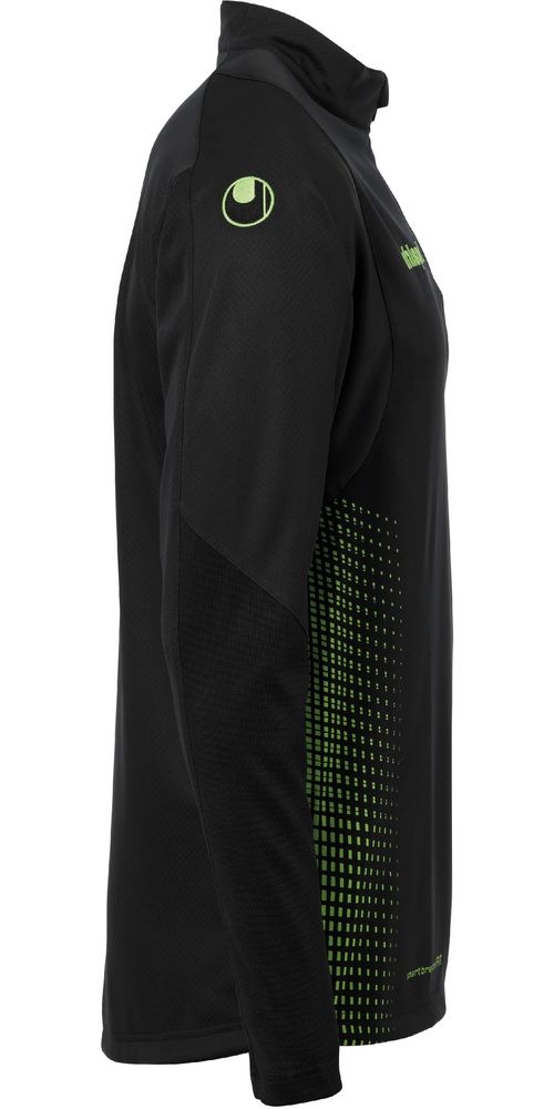 UhlsportKinderTrainingsjackeScore14ZipTop1002146SchwarzFluoGrn-116