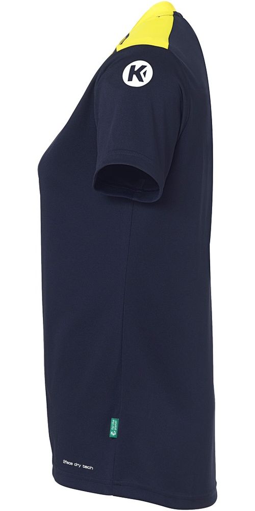 KempaDamenSportshirtEmotion27ShirtDamen2005124MarineFluoGelb-XS