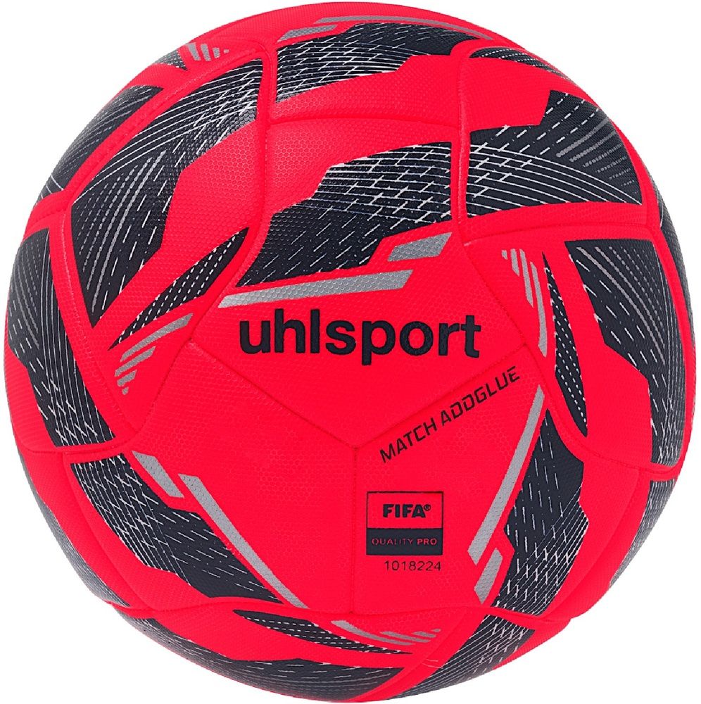 UhlsportFuballMatchAddglue1001763FluoRotMarineSilber-5