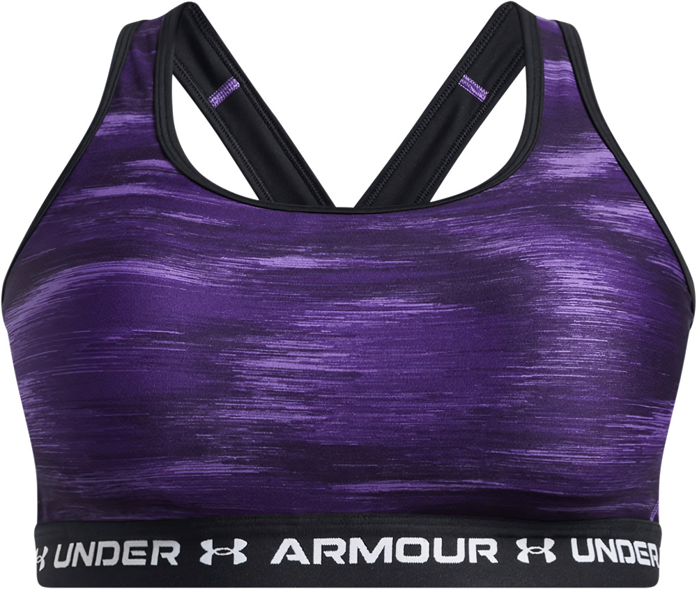 UnderArmourDamenSport-BHCrossbackMidPrintPurple500-1X