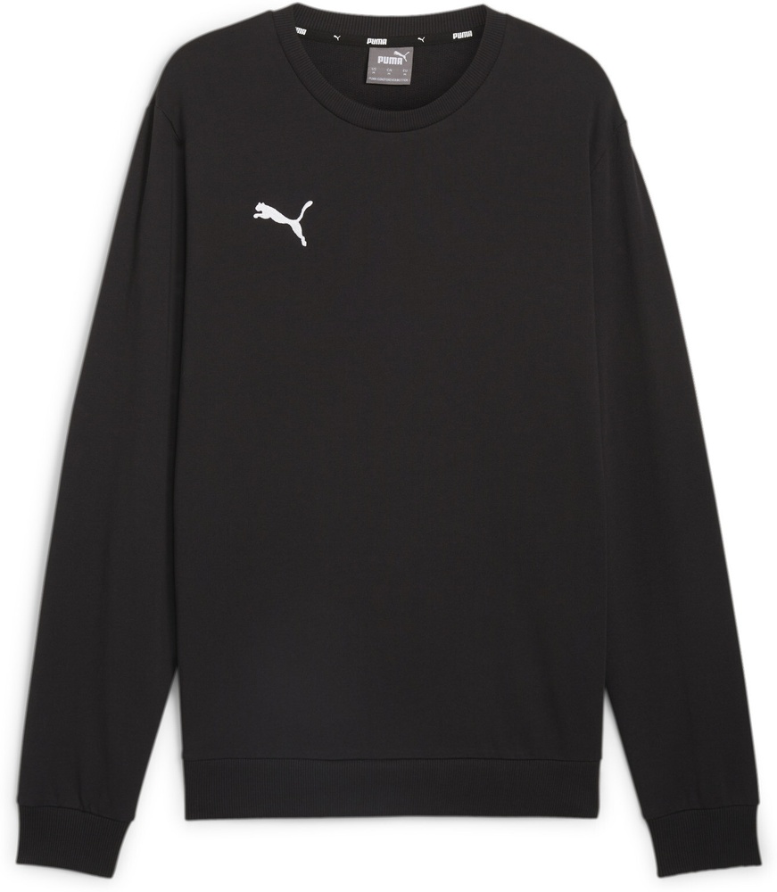 PumaCrewSweatshirtTeamGoalCasuaLongsleeveCrewNeckSweat658592PumaBlack-PumaWhite-M