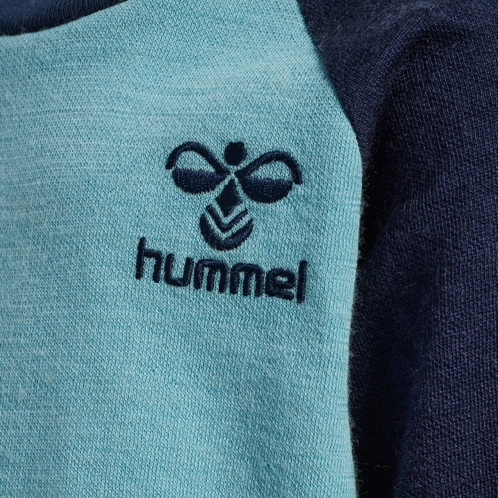 HummelKinderSweatshirtsHmlwulbatoSweatshirtMineralBlue-104