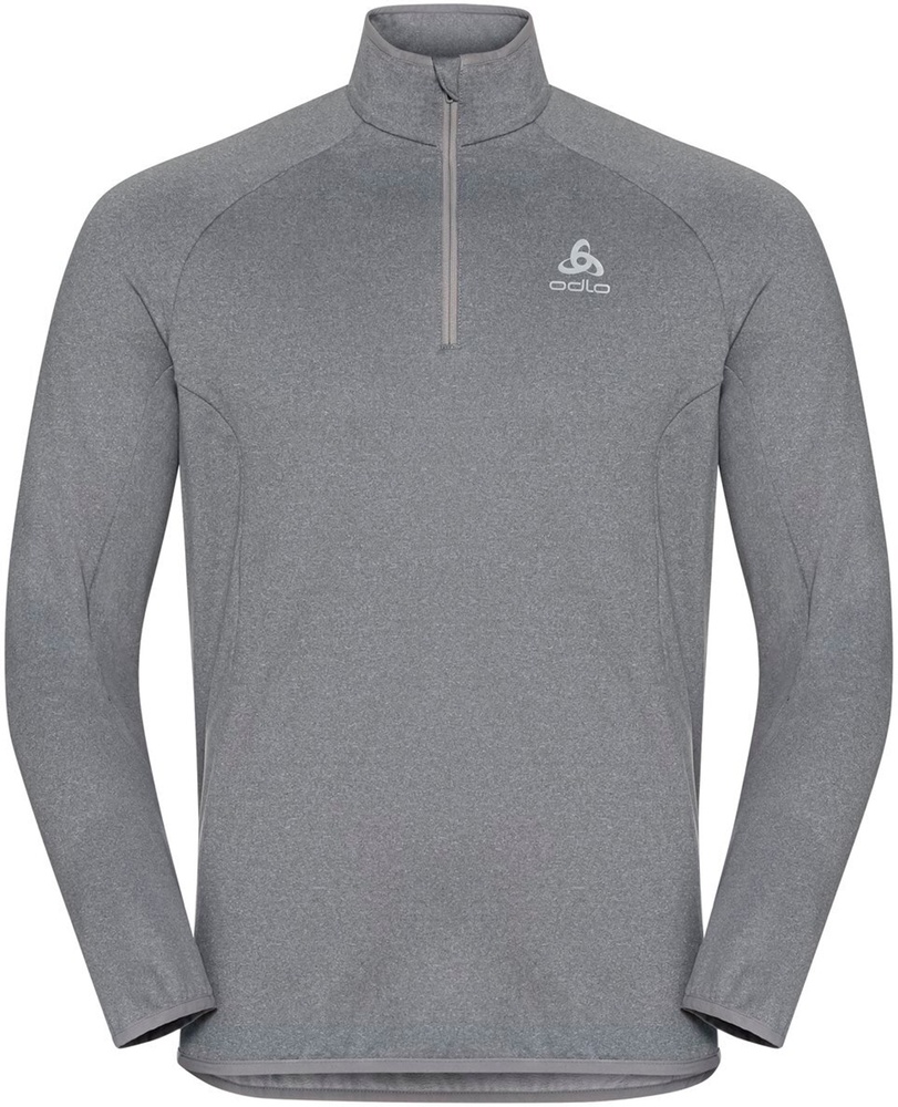 OdloMidLayer12ZipBerraLight541792GreyMelange-L