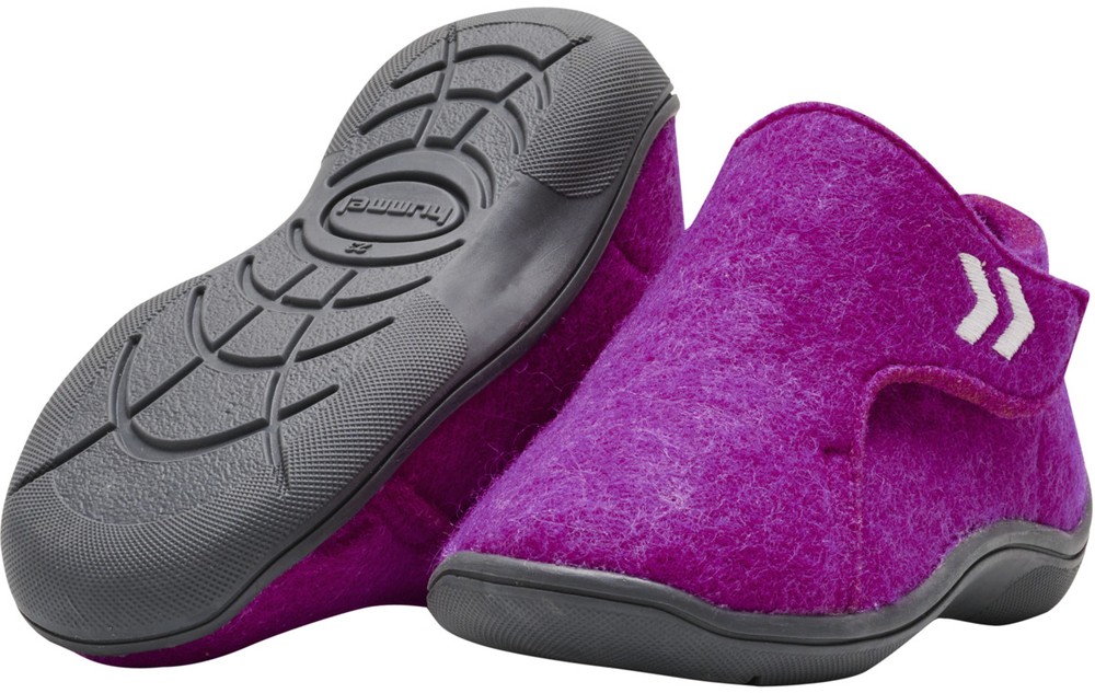 HummelKinderHausschuhWoolSlipperInfantPinkFlambe-21