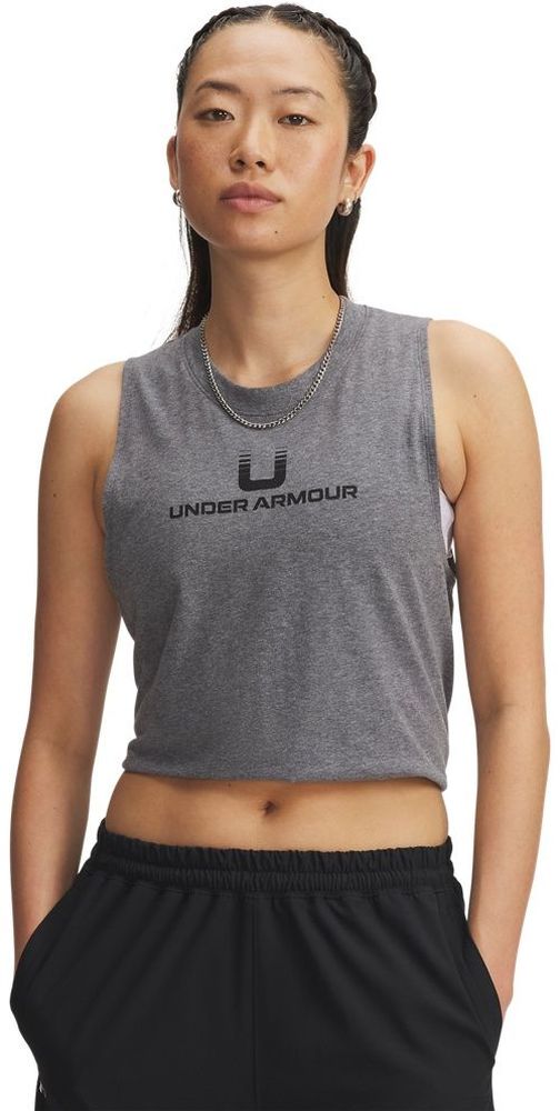 UnderArmourDamenSportshirtVarsityUTanktop6006972Gray012-LUSLG