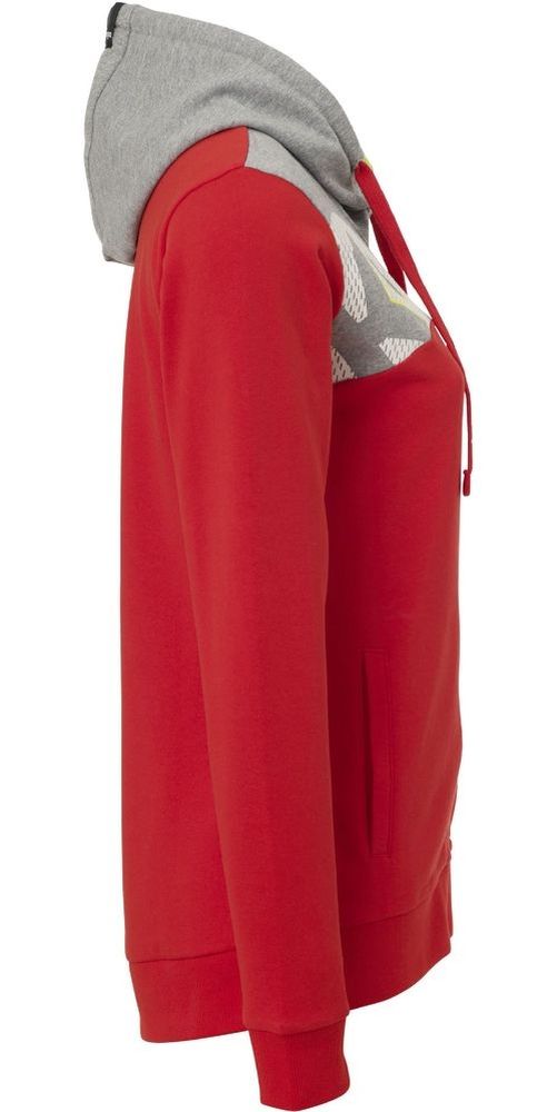 KempaDamenTrainingsjackeCore20KapuzenjackeWomen2002197RotDarkGrauMelange-XS