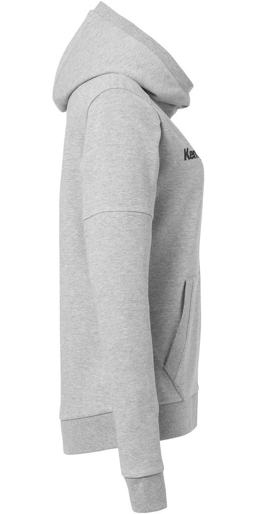 KempaDamenTrainingsjackeStatusKapuzenjackeWomen2003634GrauMelange-XS