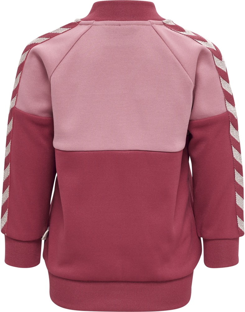 HummelKinderZipJackeHmlolekZipJacketEarthRed-104