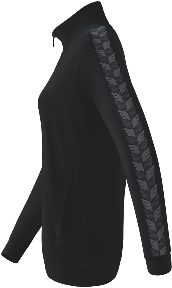 ErimaDamenTrainingsjackeEssentialTeamTracktopJacke22-0060SchwarzSlateGrey-34XXS