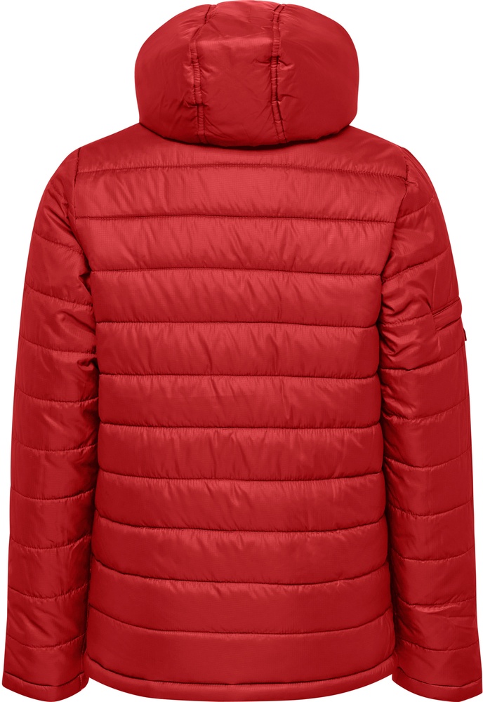 HummelKinderOuterwearHmlnorthQuiltedHoodJacketKidsTrueRed-116