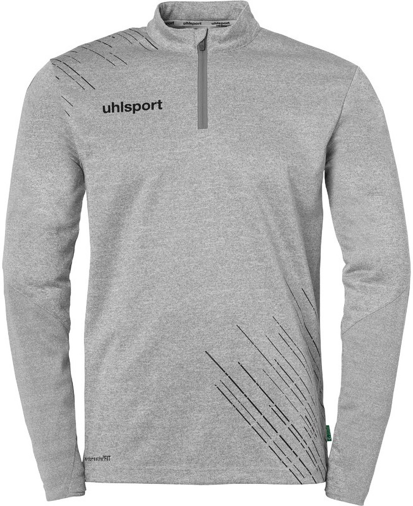 UhlsportKinderTrainingsjackeScore2614ZipTop1002246DarkGrauMelangeSchwarz-116