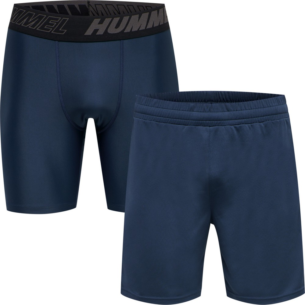 HummelHoseHmlteTopaz2-PackShortsSetInsigniaBlueInsigniaBlue-XXL