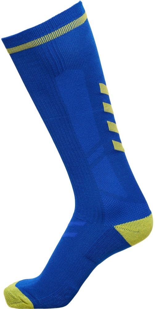 HummelSockenEliteIndoorSockHighTrueBlueBlazingYellow-27-30