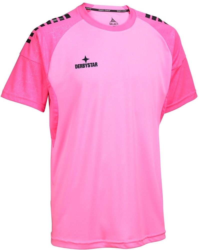 DerbystarTrikotKurzarmMadridV25602036PinkSchwarz-S
