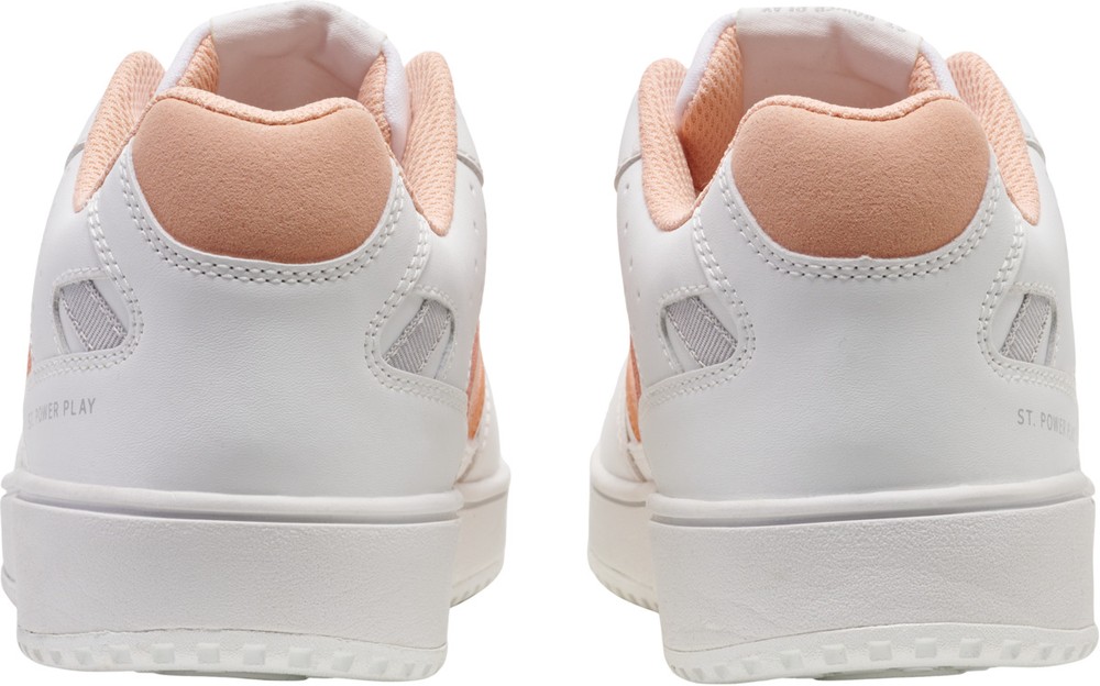 HummelDamenSneakerflachStPowerPlayWmnsWhiteAlmostApricot-36
