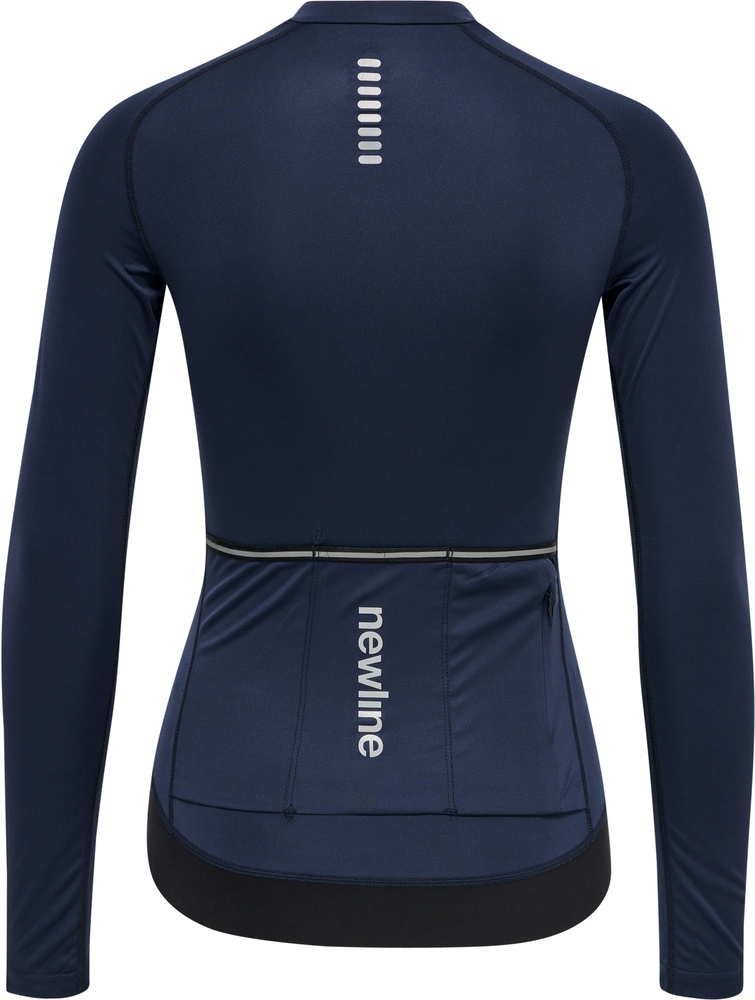NewlineDamenLangarmtrikotWomensCoreBikeLSJerseyBlackIris-XXL