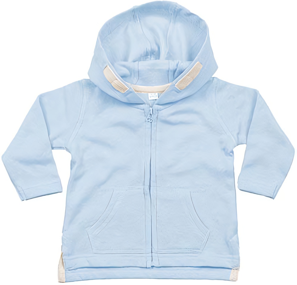247CollectionBabyKinderHoodie-JackeBZ32DustyBlue-6-12Monate