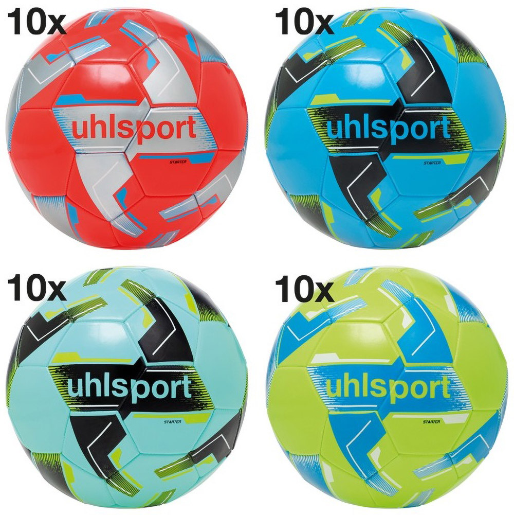 UhlsportFuballStarterLot4X10BallsAssort1001726