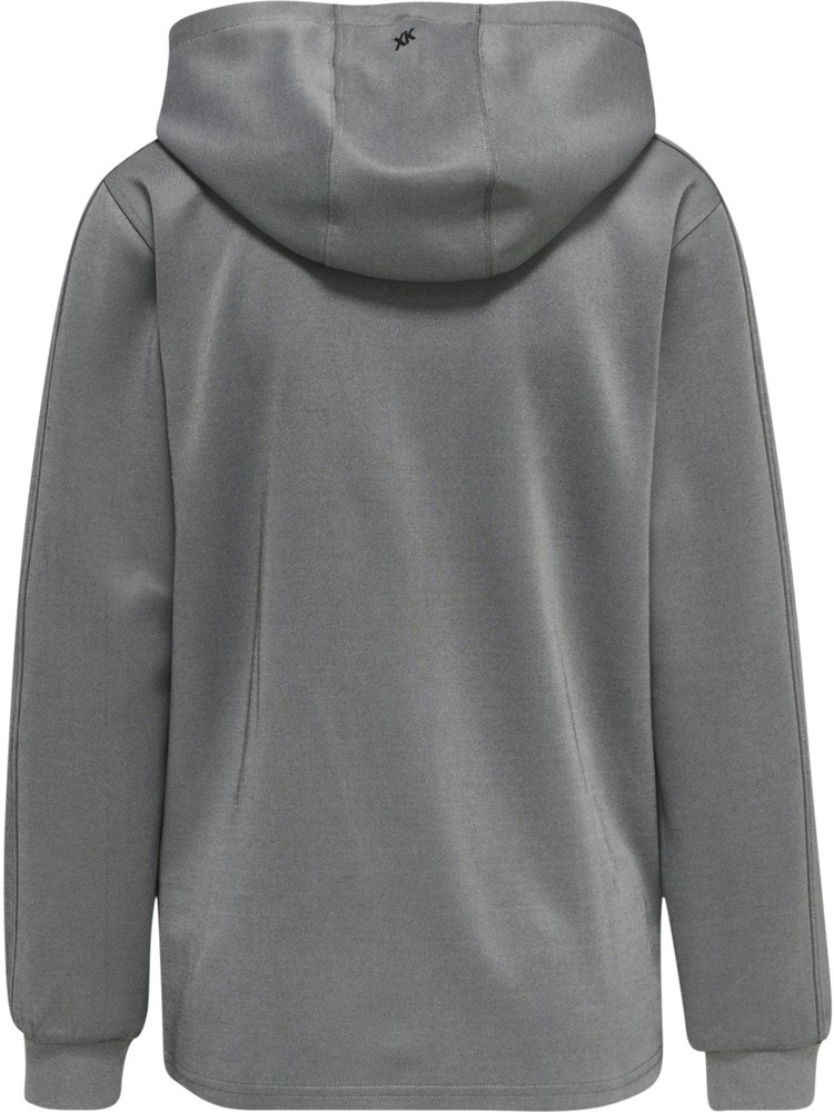 HummelDamenHoodieHmlcoreXkPolyZipHoodSweatWomanGreyMelange-XXL