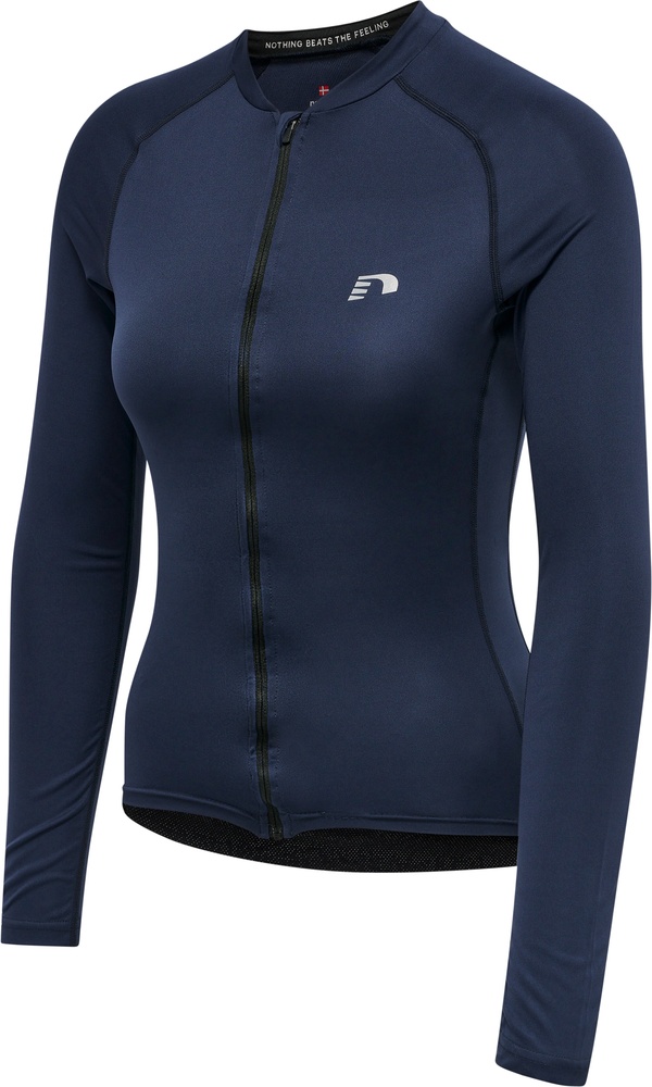 NewlineDamenLangarmtrikotWomensCoreBikeLSJerseyBlackIris-XXL