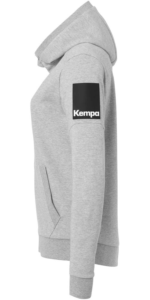KempaDamenTrainingsjackeStatusKapuzenjackeWomen2003634GrauMelange-XS