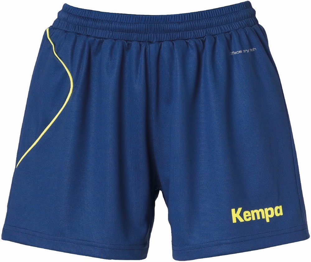 KempaSportshortCurveShortsWomen2003068DeepBlauFluoGelb-XS