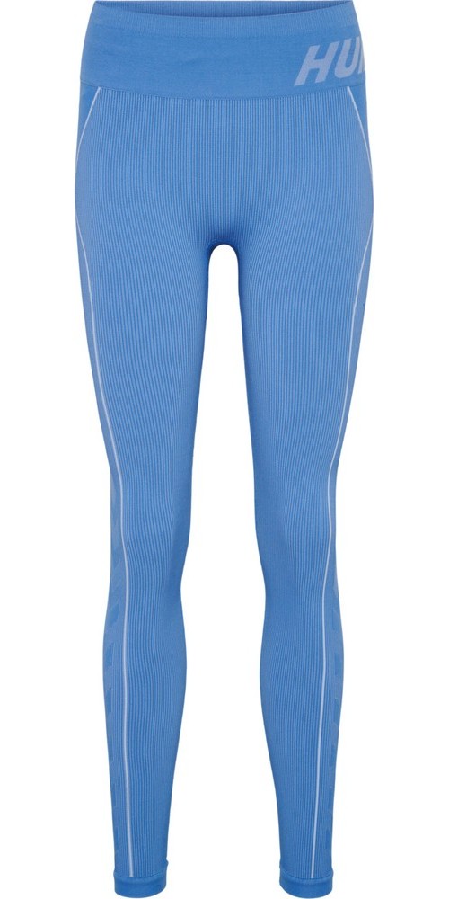HummelDamenLeggingsHmlteChristelSeamlessMwTightsRivieraBlueBellMelange-L