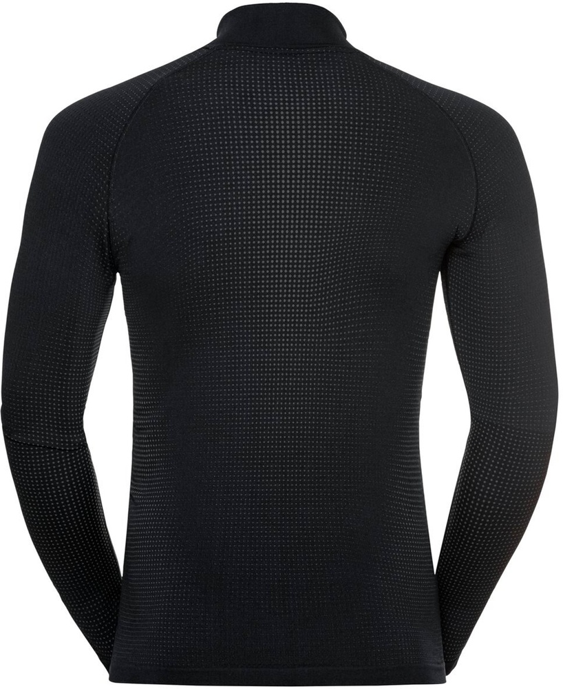 OdloBlTopTurtleNeckLong-SleeveHalfZipPerformanceWarmEco196222Black-NewOdloGraphiteGrey-L