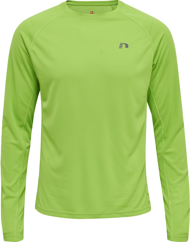 NewlineT-ShirtTopMenSCoreRunningT-ShirtLSGreenFlash-XXL