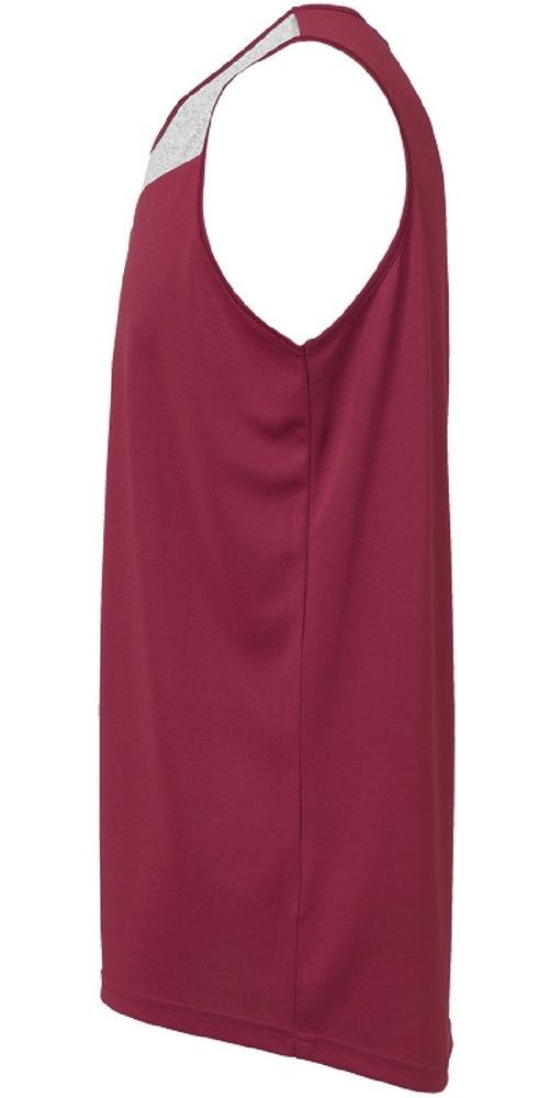 KempaFemaleTopCore20Singlet2003103DeepRotDarkGrauMelang-S