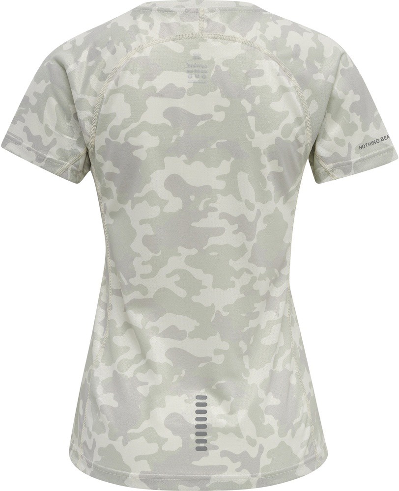 NewlineDamenT-ShirtTopWomenRunningT-ShirtSSOysterMushroomAop-S