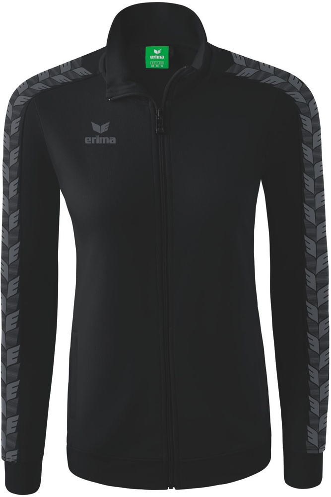 ErimaDamenTrainingsjackeEssentialTeamTracktopJacke22-0060SchwarzSlateGrey-34XXS